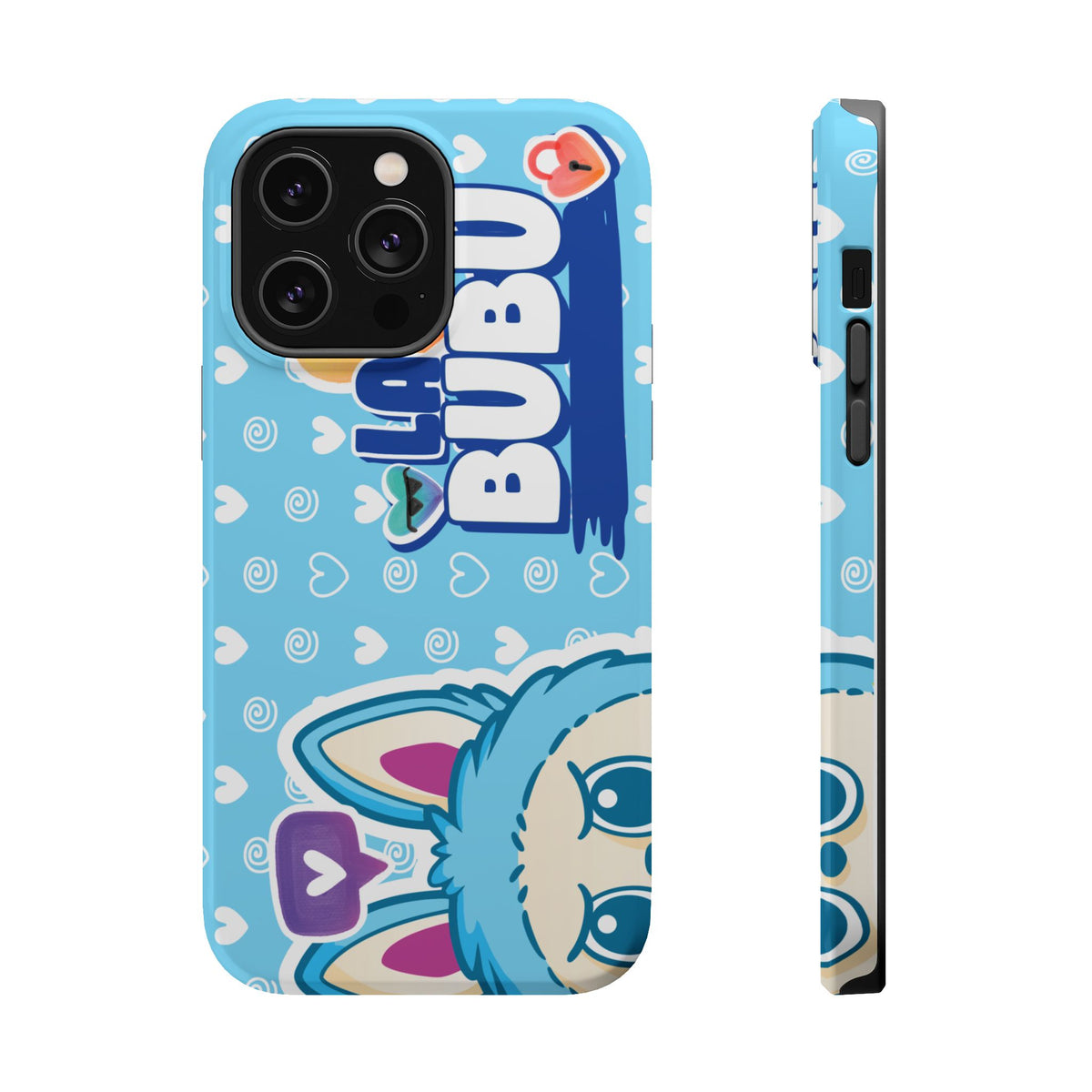 Cute Blue Bunny Magnetic Impact-Resistant Phone Case