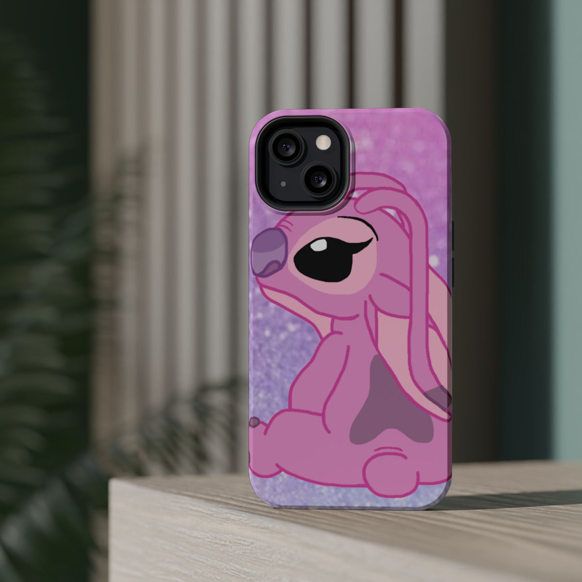 Pink Cute Bunny Phone Case — Magnetic Impact-Resistant iPhone Cover