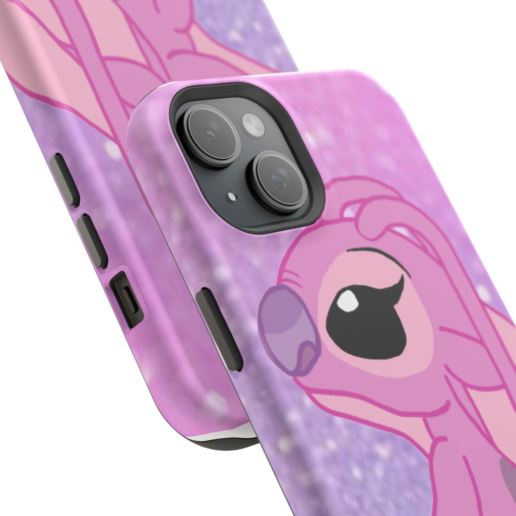Pink Cute Bunny Phone Case — Magnetic Impact-Resistant iPhone Cover