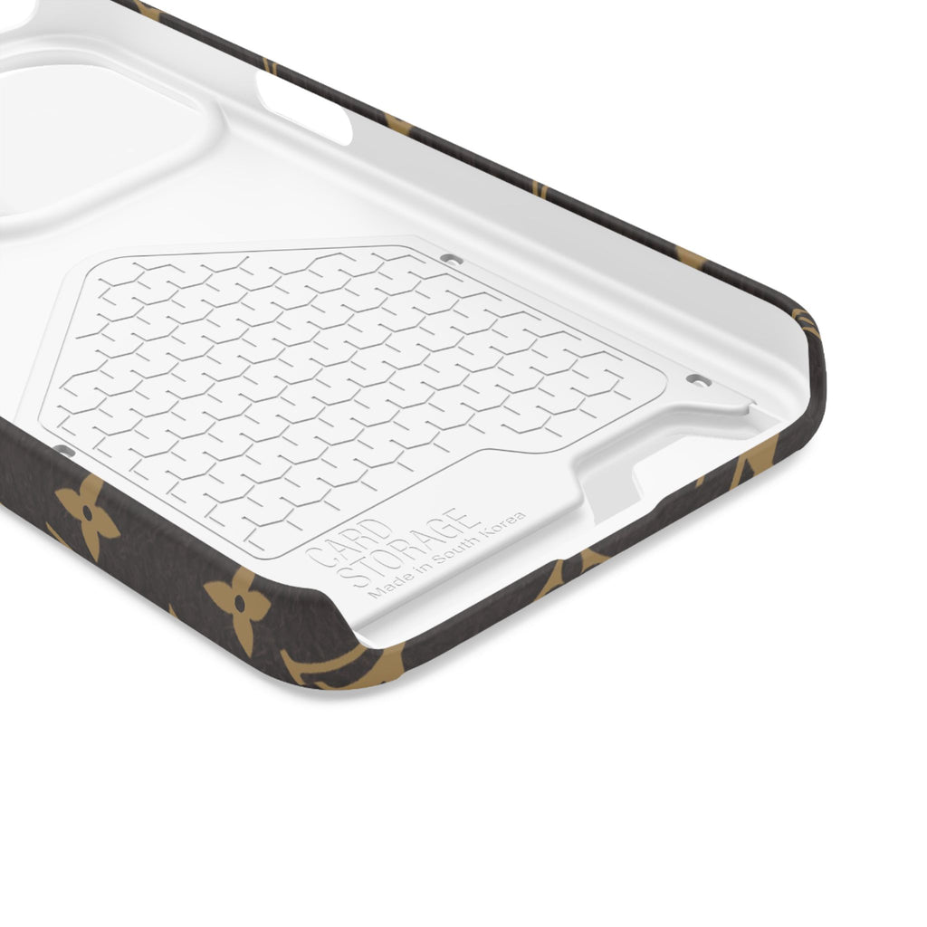 Luxury Monogram Phone Case with Card Holder