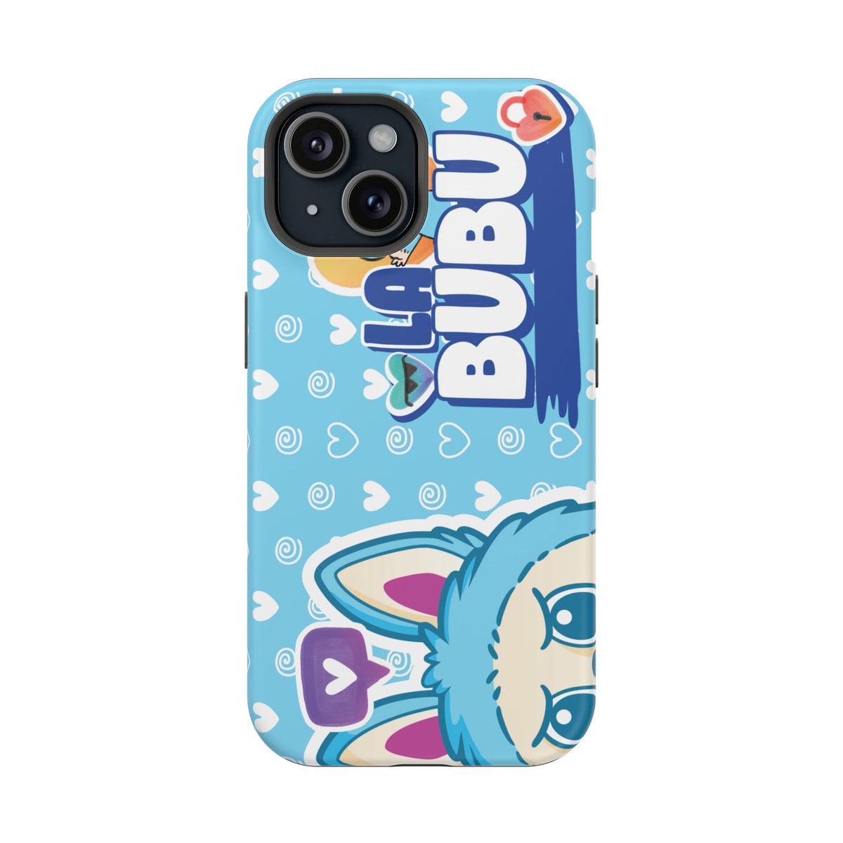 Cute Blue Bunny Magnetic Impact-Resistant Phone Case