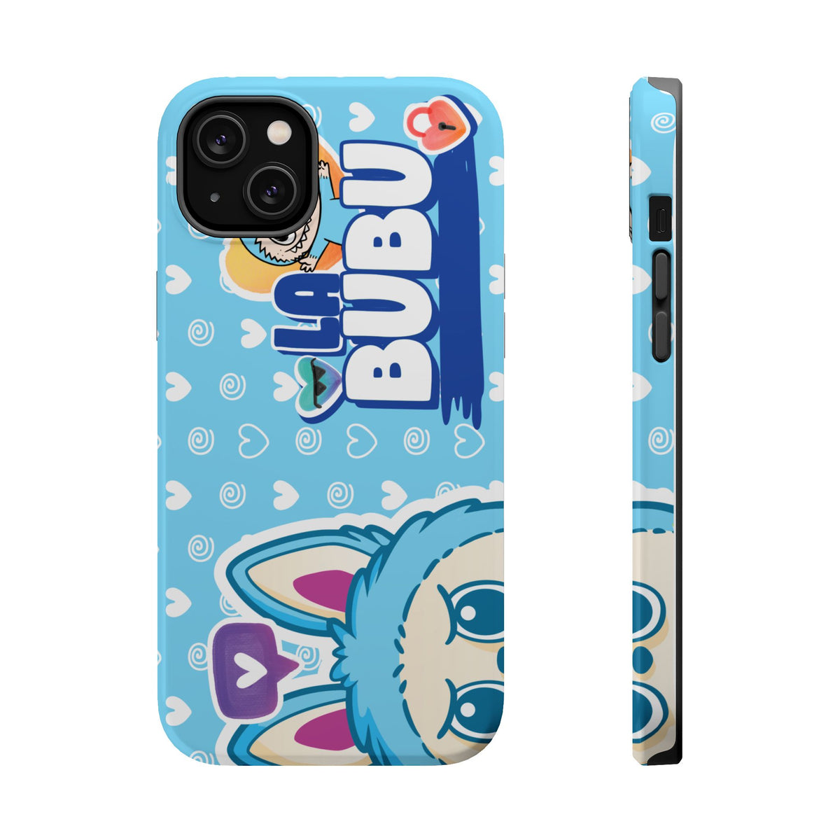 Cute Blue Bunny Magnetic Impact-Resistant Phone Case