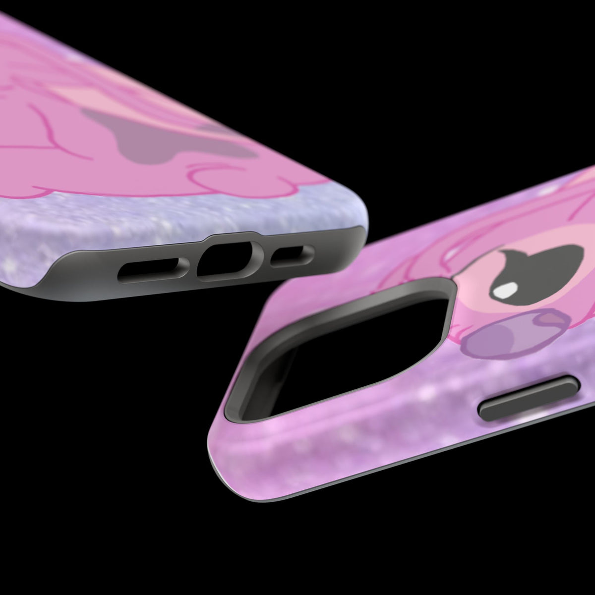 Pink Cute Bunny Phone Case — Magnetic Impact-Resistant iPhone Cover