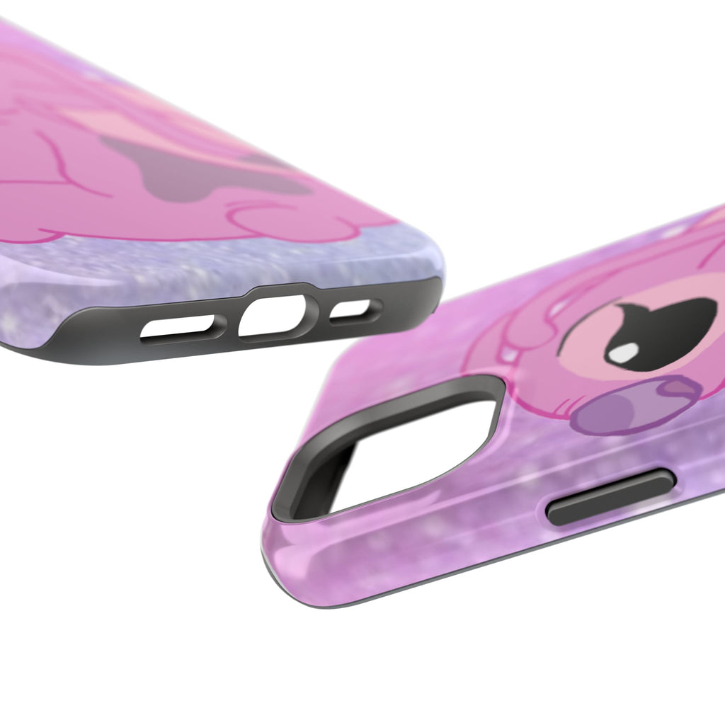 Pink Cute Bunny Phone Case — Magnetic Impact-Resistant iPhone Cover