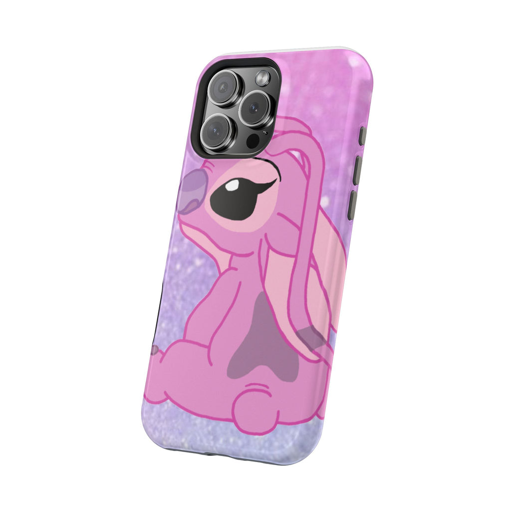 Pink Cute Bunny Phone Case — Magnetic Impact-Resistant iPhone Cover