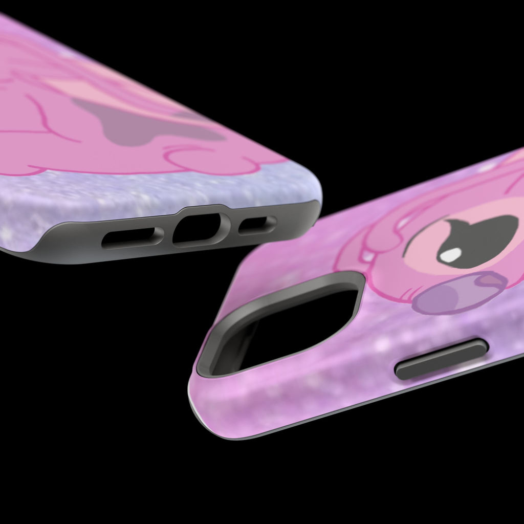 Pink Cute Bunny Phone Case — Magnetic Impact-Resistant iPhone Cover