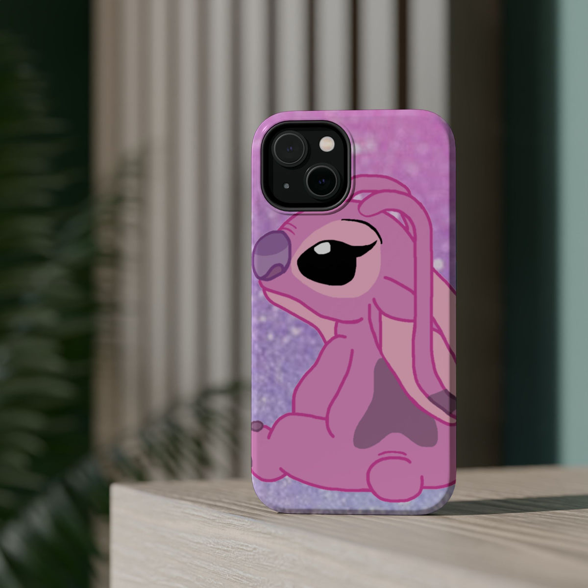 Pink Cute Bunny Phone Case — Magnetic Impact-Resistant iPhone Cover