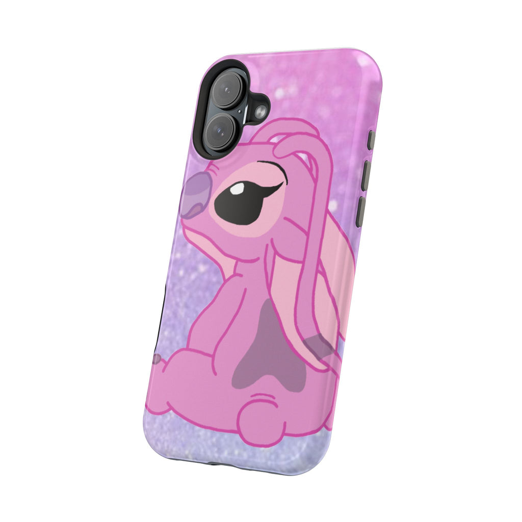 Pink Cute Bunny Phone Case — Magnetic Impact-Resistant iPhone Cover