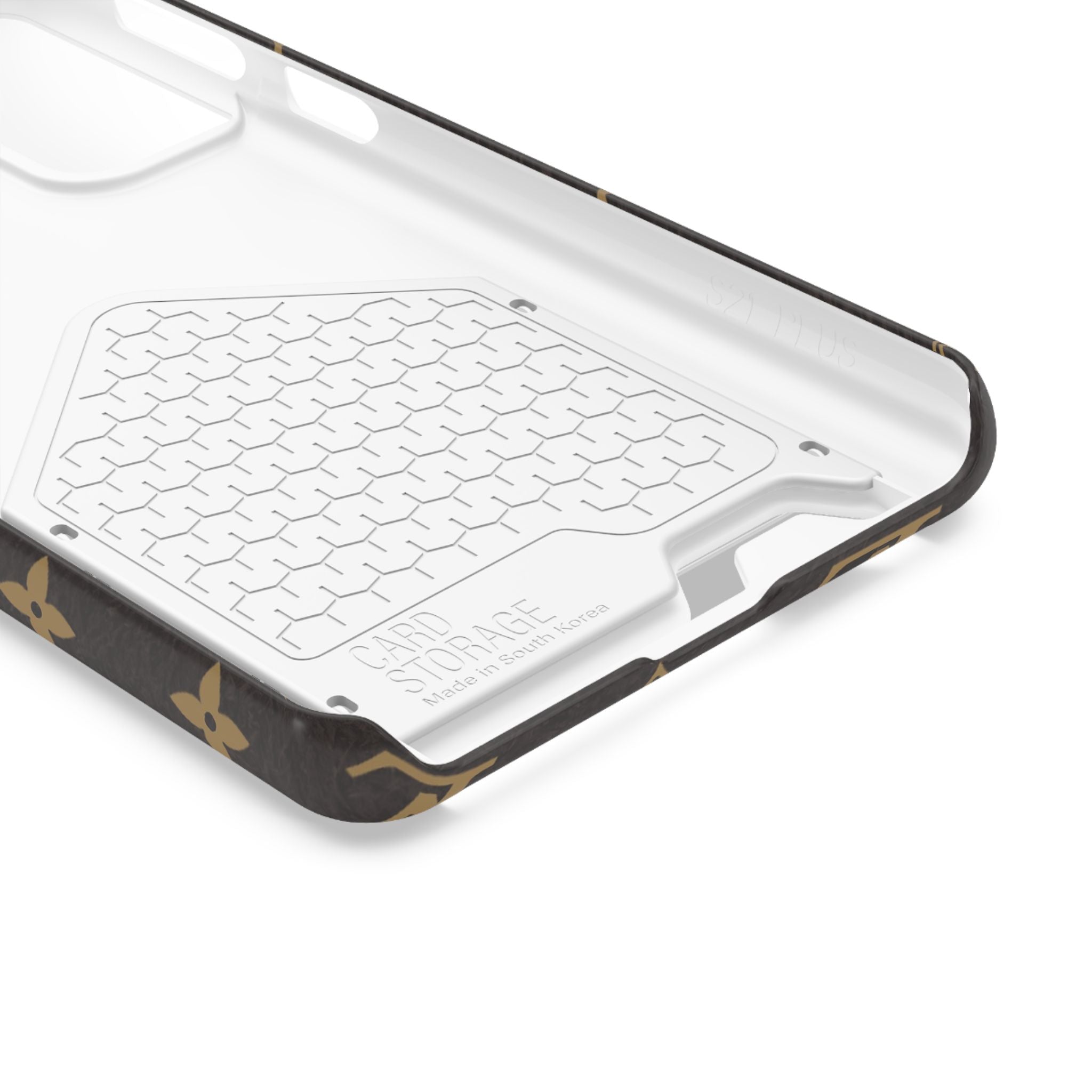 Luxury Monogram Phone Case with Card Holder