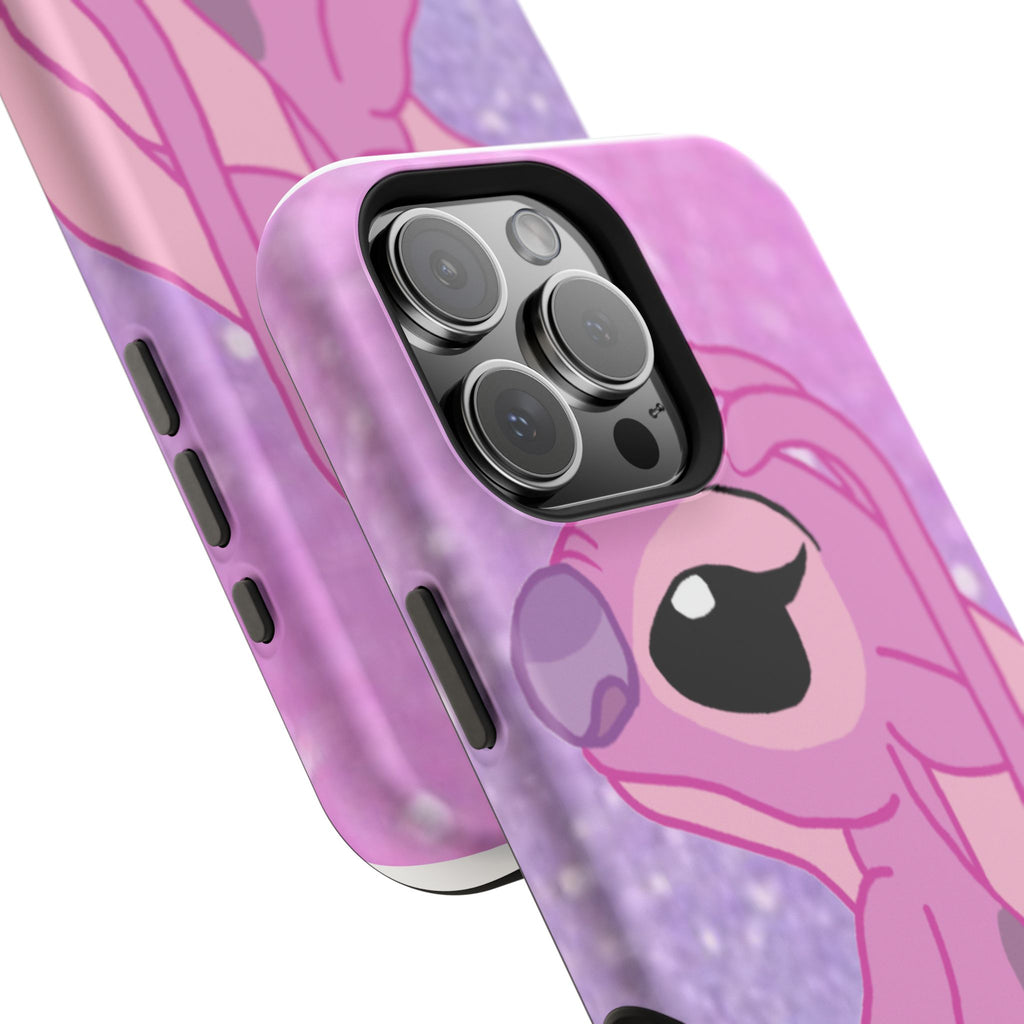 Pink Cute Bunny Phone Case — Magnetic Impact-Resistant iPhone Cover