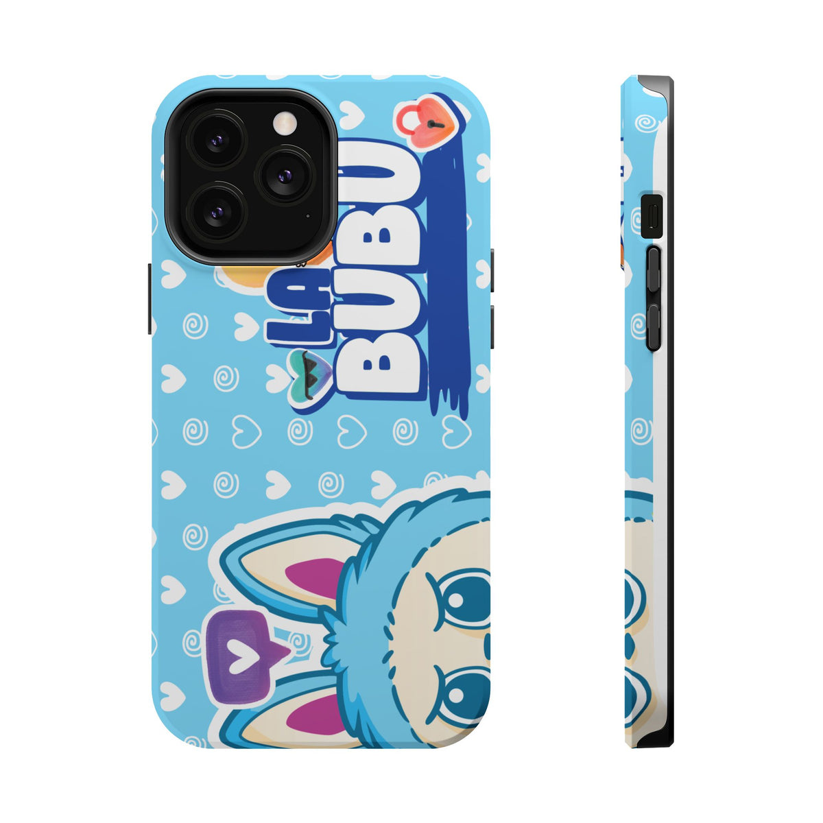 Cute Blue Bunny Magnetic Impact-Resistant Phone Case