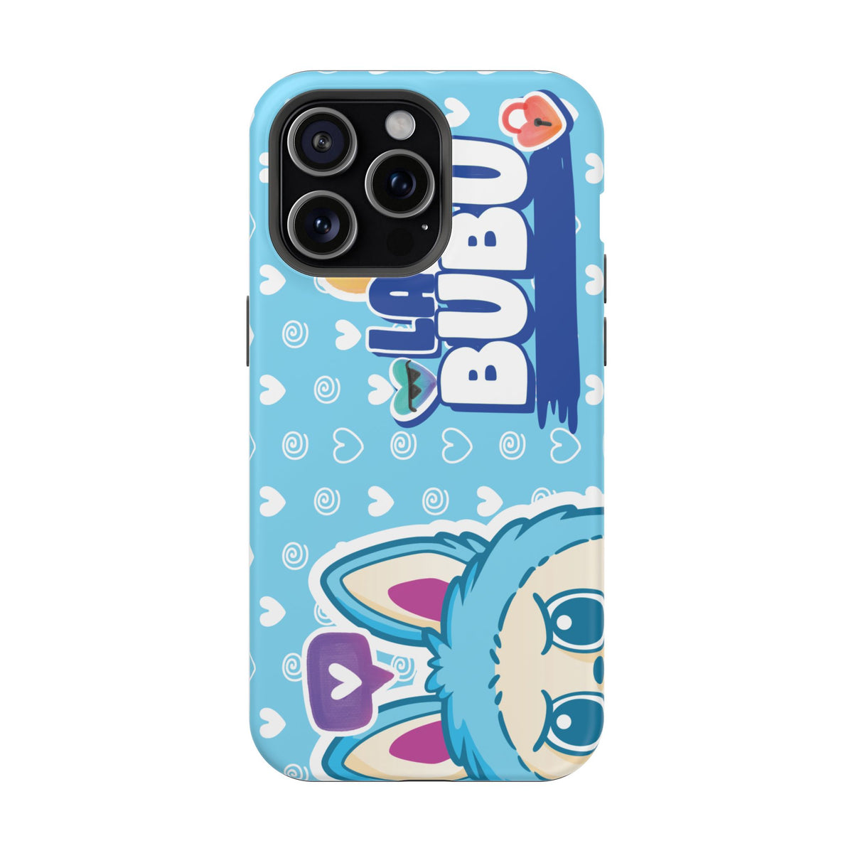 Cute Blue Bunny Magnetic Impact-Resistant Phone Case