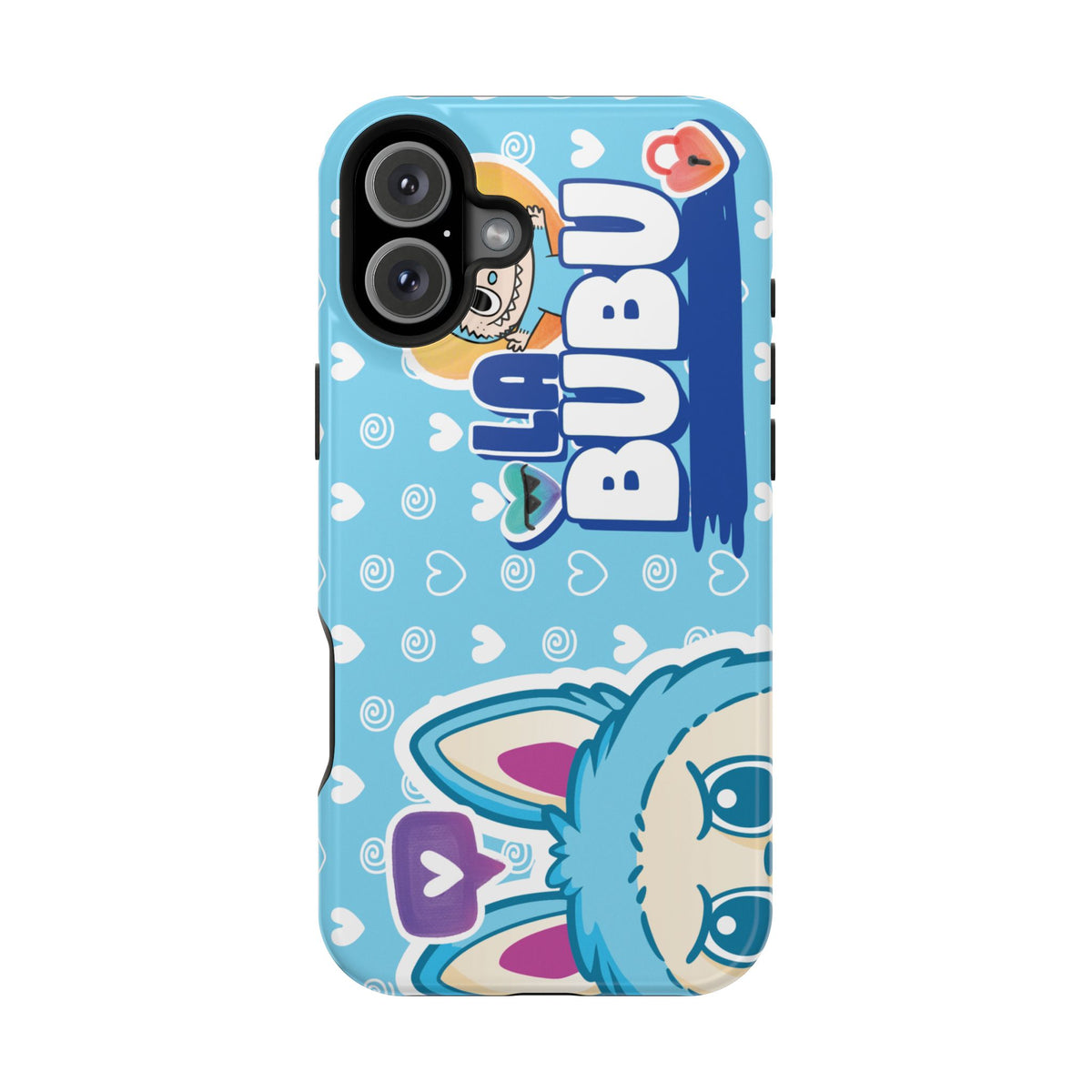 Cute Blue Bunny Magnetic Impact-Resistant Phone Case