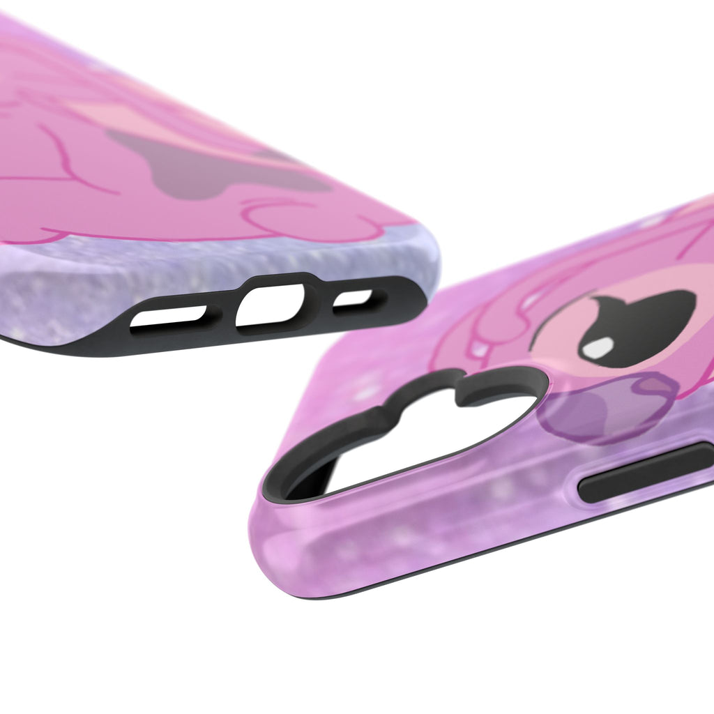 Pink Cute Bunny Phone Case — Magnetic Impact-Resistant iPhone Cover