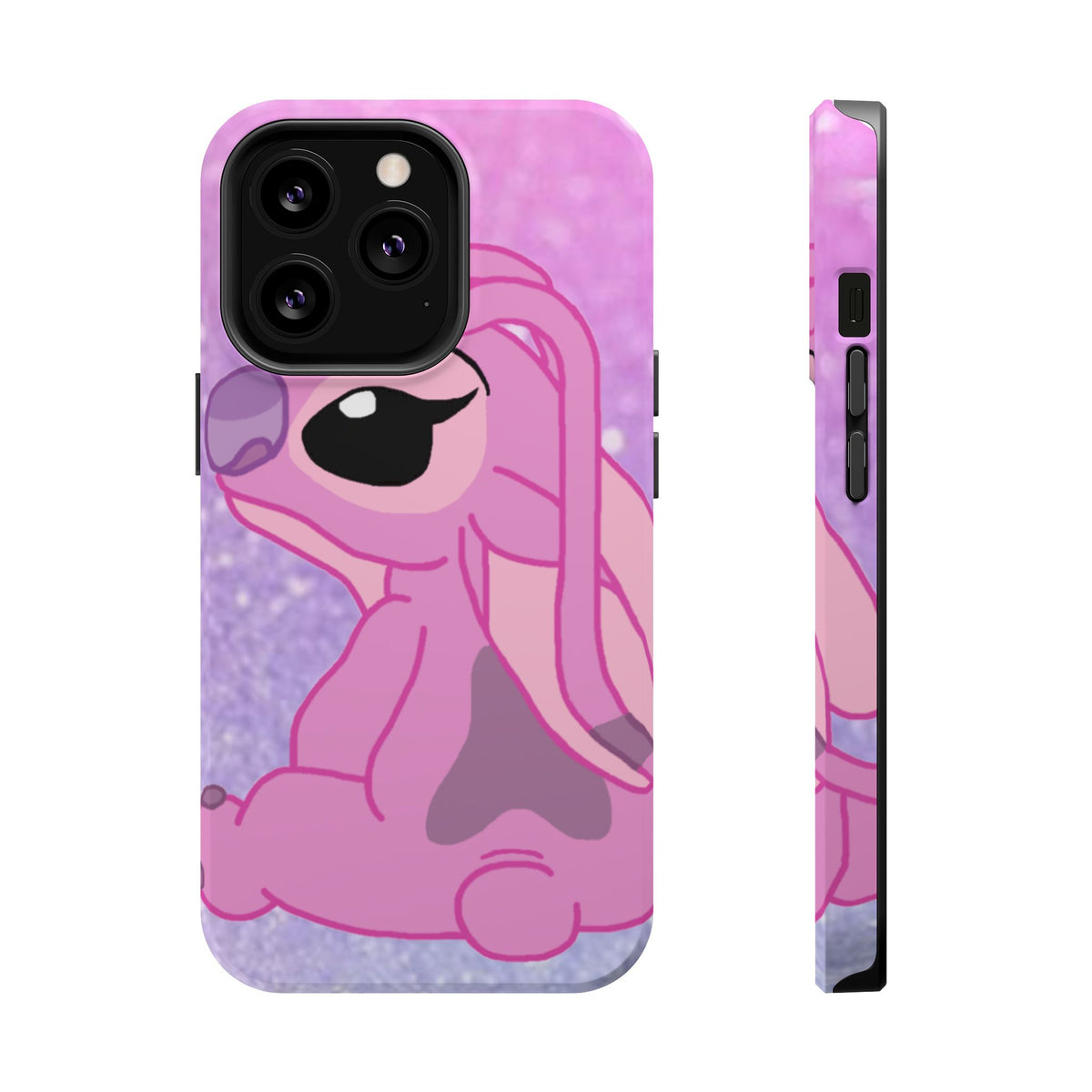 Pink Cute Bunny Phone Case — Magnetic Impact-Resistant iPhone Cover