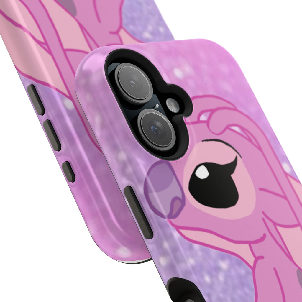 Pink Cute Bunny Phone Case — Magnetic Impact-Resistant iPhone Cover