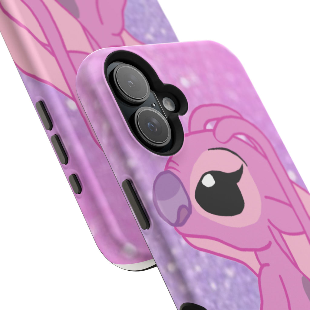 Pink Cute Bunny Phone Case — Magnetic Impact-Resistant iPhone Cover