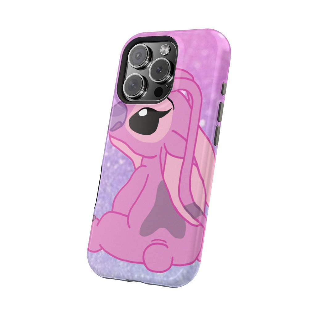 Pink Cute Bunny Phone Case — Magnetic Impact-Resistant iPhone Cover