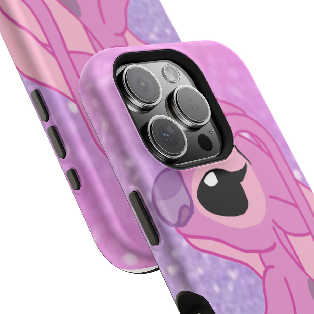 Pink Cute Bunny Phone Case — Magnetic Impact-Resistant iPhone Cover
