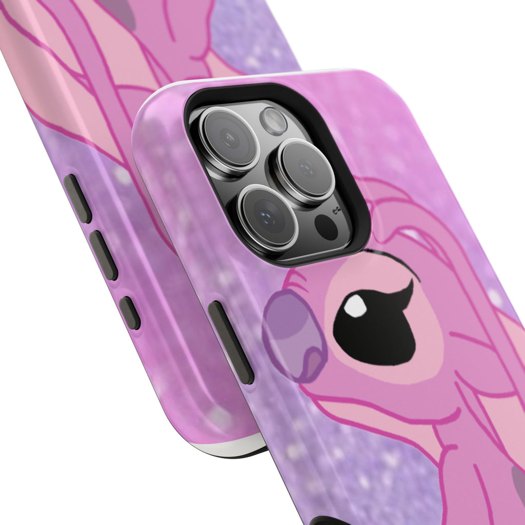 Pink Cute Bunny Phone Case — Magnetic Impact-Resistant iPhone Cover