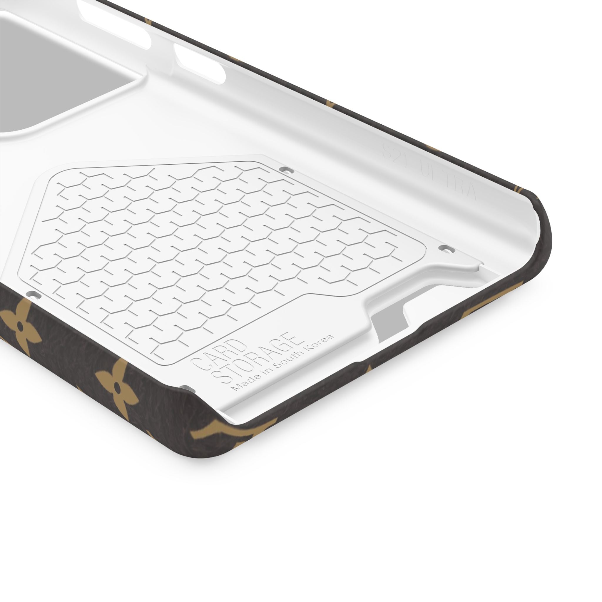 Luxury Monogram Phone Case with Card Holder