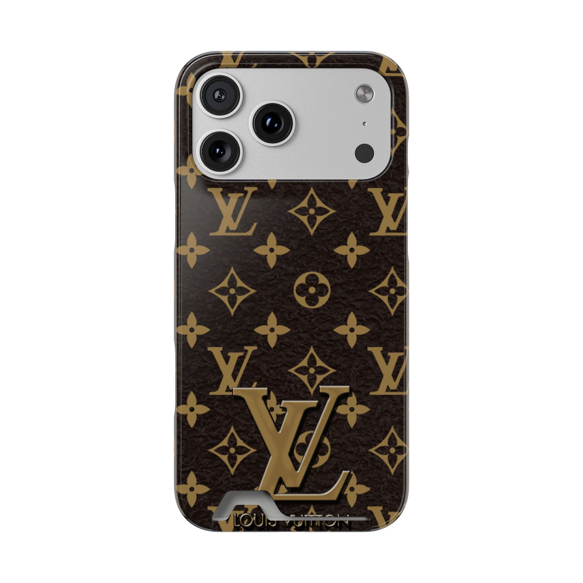 Luxury Monogram Phone Case with Card Holder