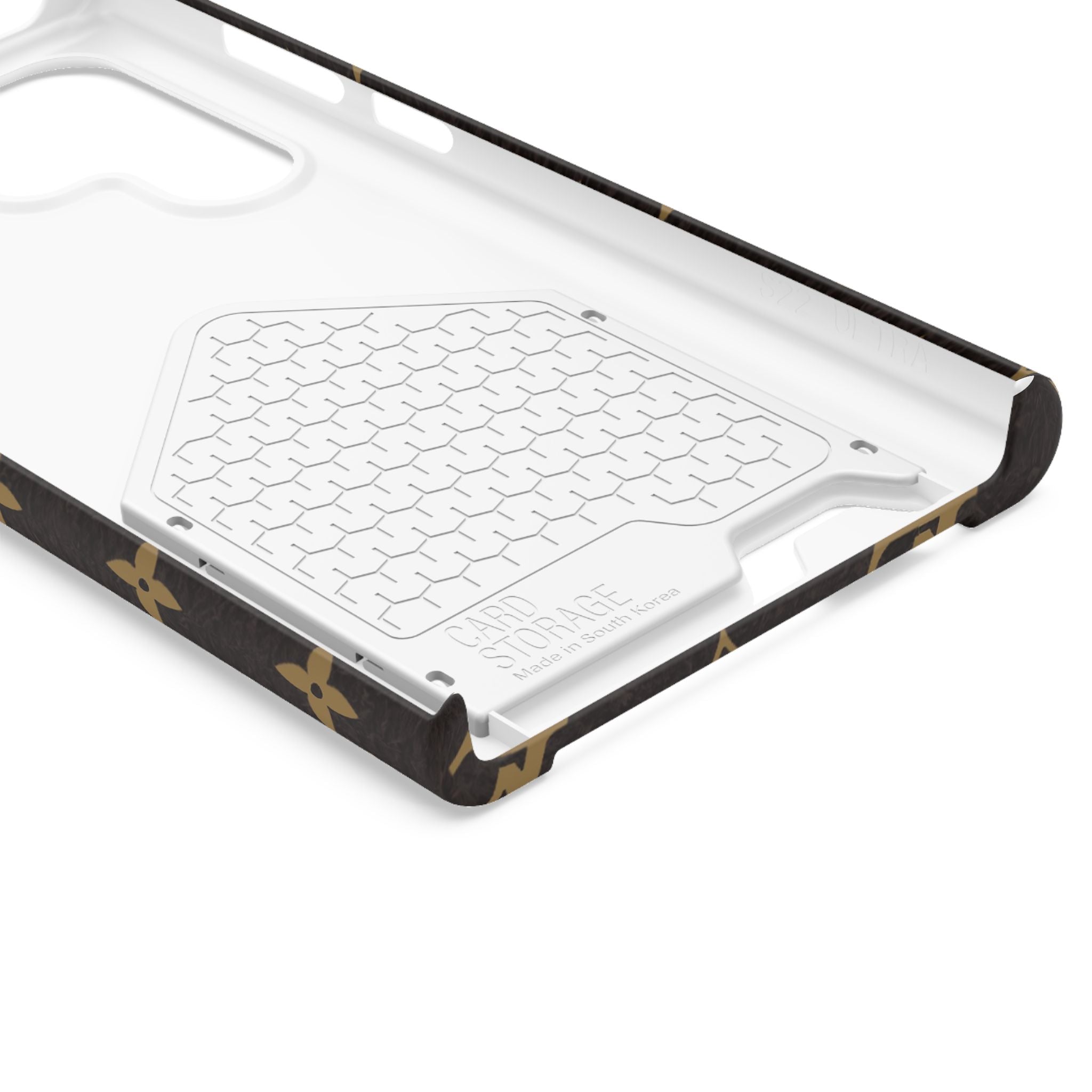 Luxury Monogram Phone Case with Card Holder