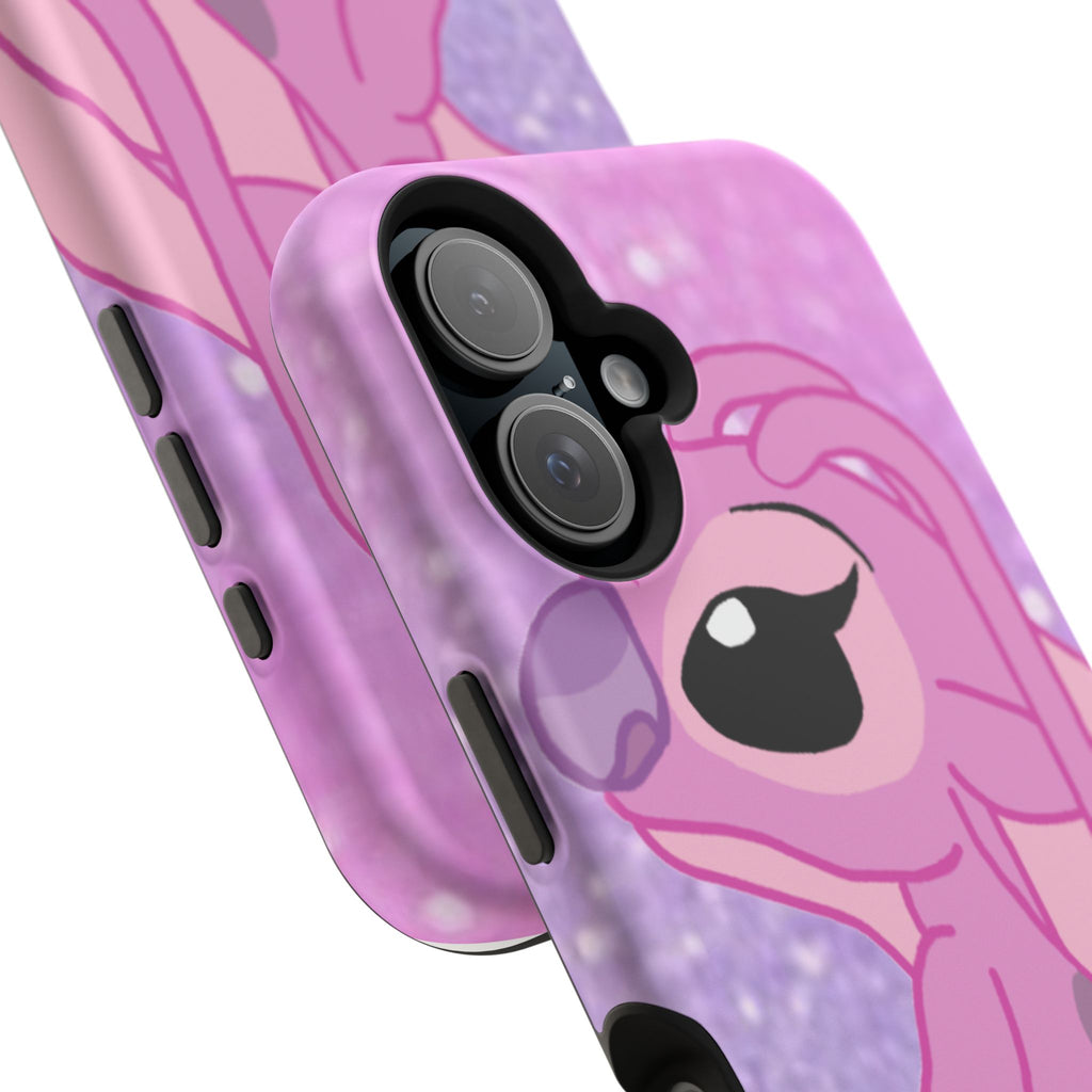 Pink Cute Bunny Phone Case — Magnetic Impact-Resistant iPhone Cover