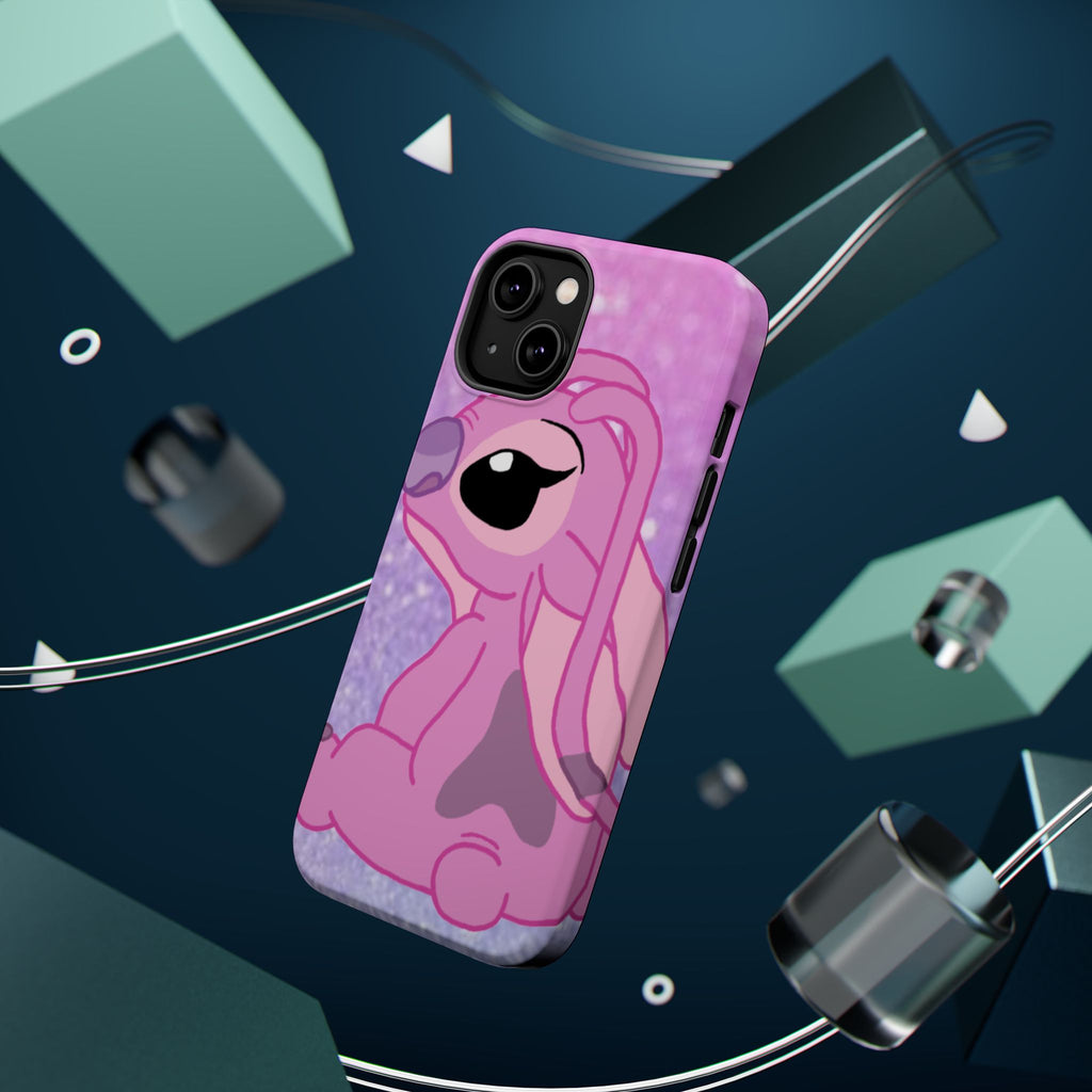 Pink Cute Bunny Phone Case — Magnetic Impact-Resistant iPhone Cover
