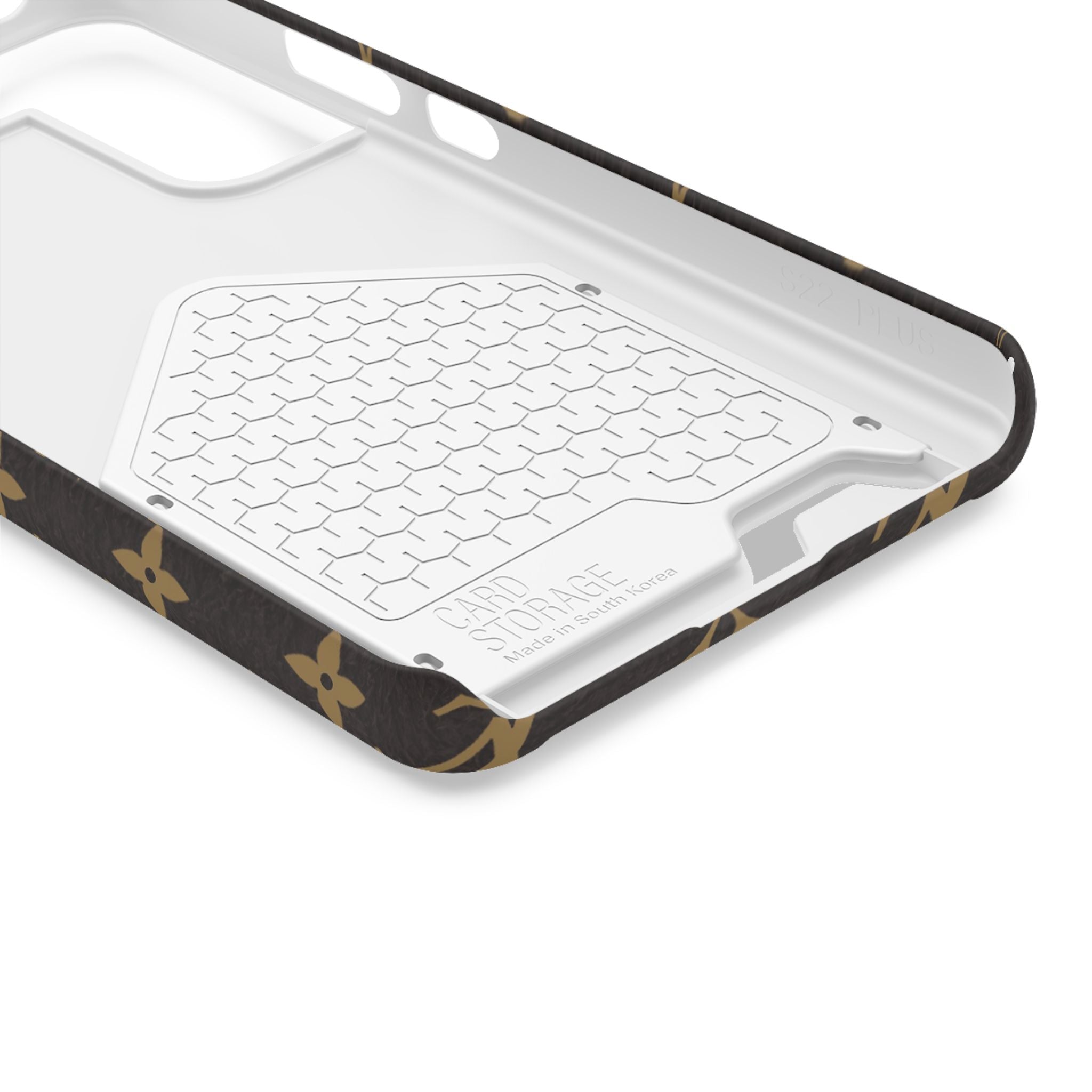 Luxury Monogram Phone Case with Card Holder