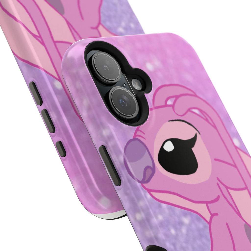 Pink Cute Bunny Phone Case — Magnetic Impact-Resistant iPhone Cover