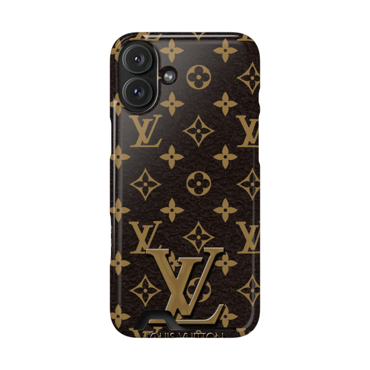 Luxury Monogram Phone Case with Card Holder