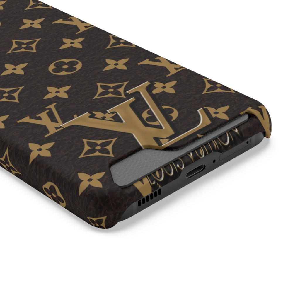 Luxury Monogram Phone Case with Card Holder