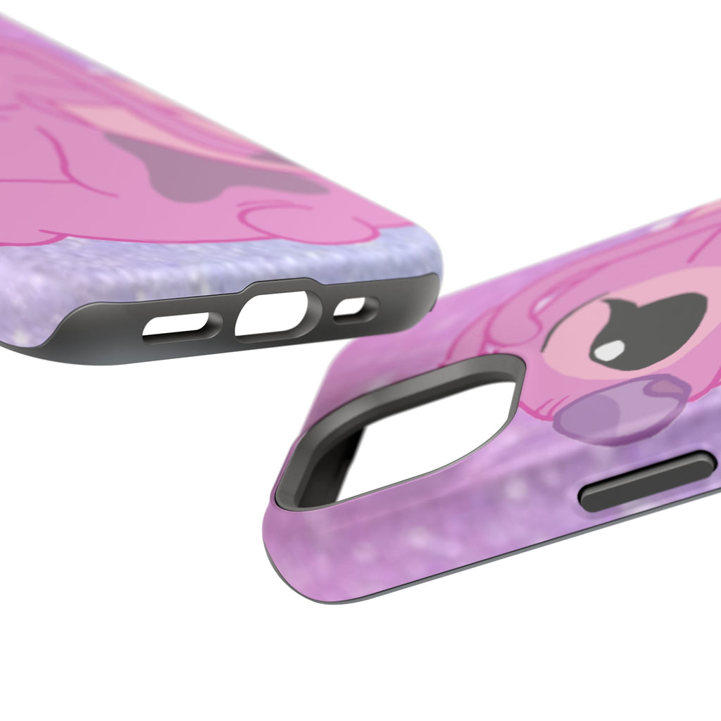 Pink Cute Bunny Phone Case — Magnetic Impact-Resistant iPhone Cover