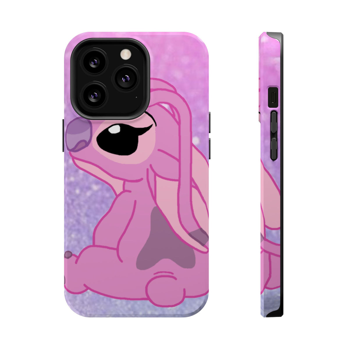 Pink Cute Bunny Phone Case — Magnetic Impact-Resistant iPhone Cover