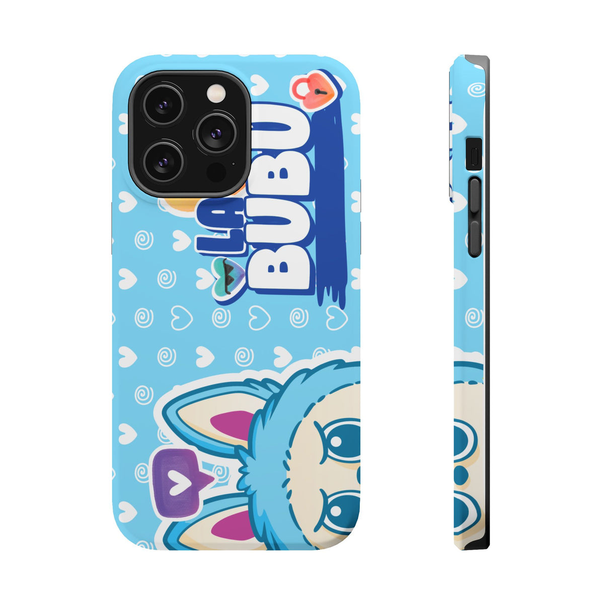 Cute Blue Bunny Magnetic Impact-Resistant Phone Case