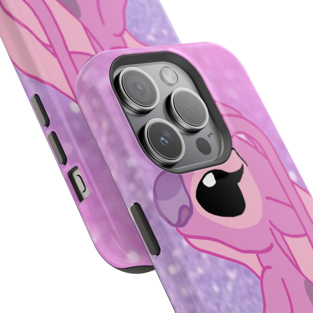 Pink Cute Bunny Phone Case — Magnetic Impact-Resistant iPhone Cover