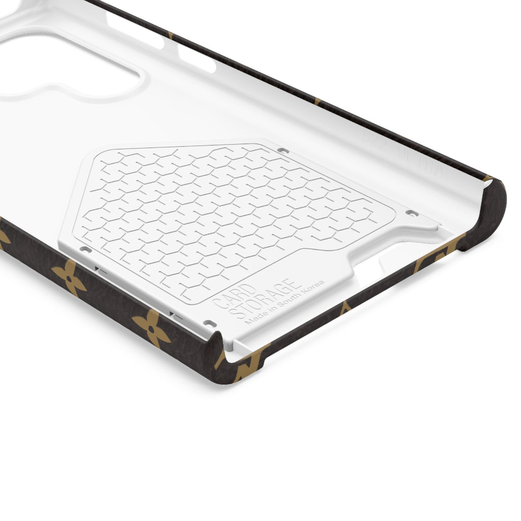 Luxury Monogram Phone Case with Card Holder