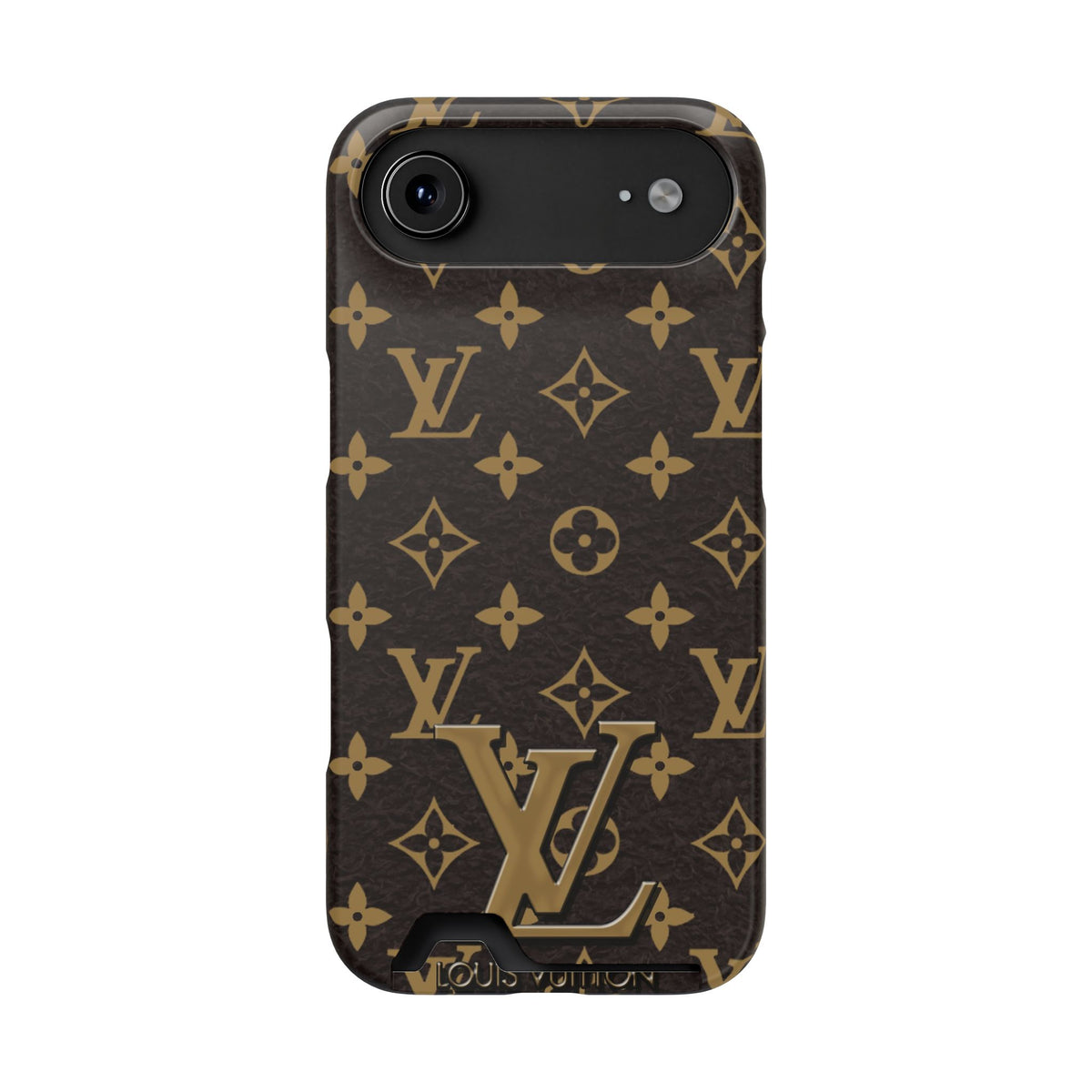 Luxury Monogram Phone Case with Card Holder