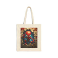 Spidey Wall-Break Canvas Tote Bag — Cute Superhero Shopper