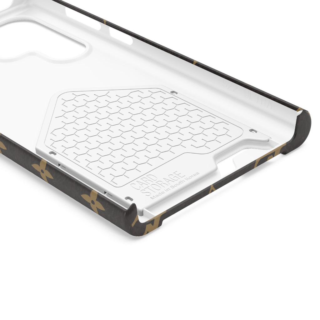Luxury Monogram Phone Case with Card Holder