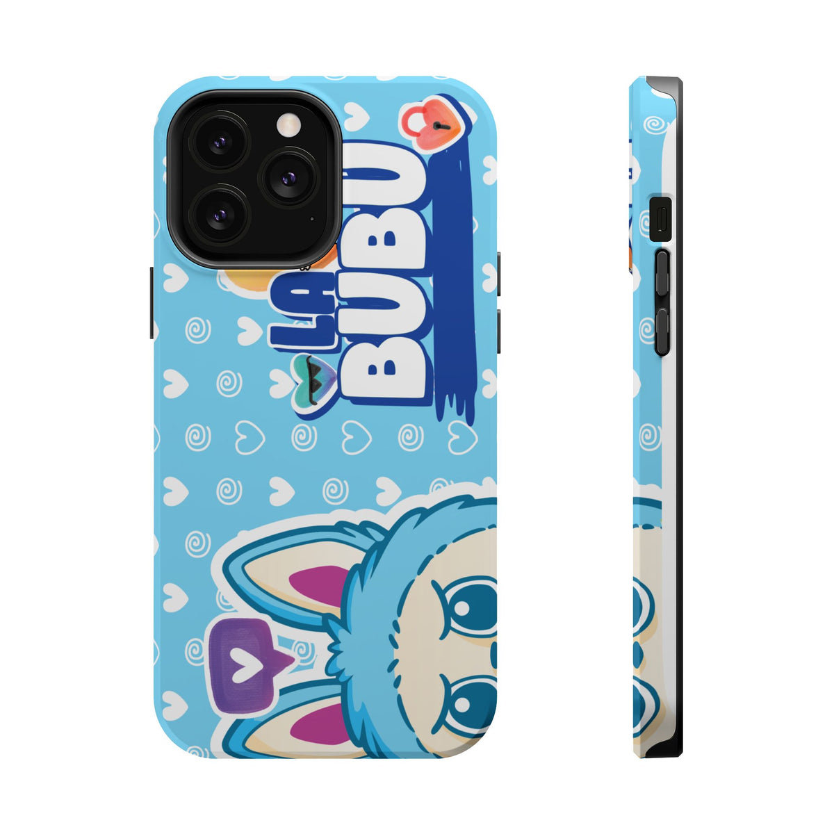 Cute Blue Bunny Magnetic Impact-Resistant Phone Case
