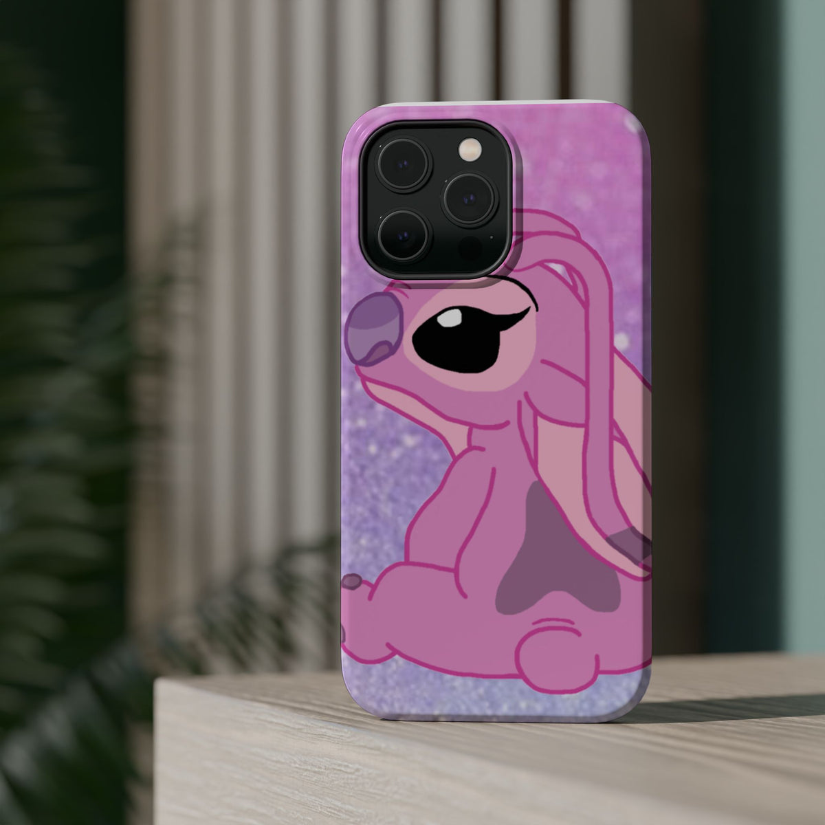 Pink Cute Bunny Phone Case — Magnetic Impact-Resistant iPhone Cover