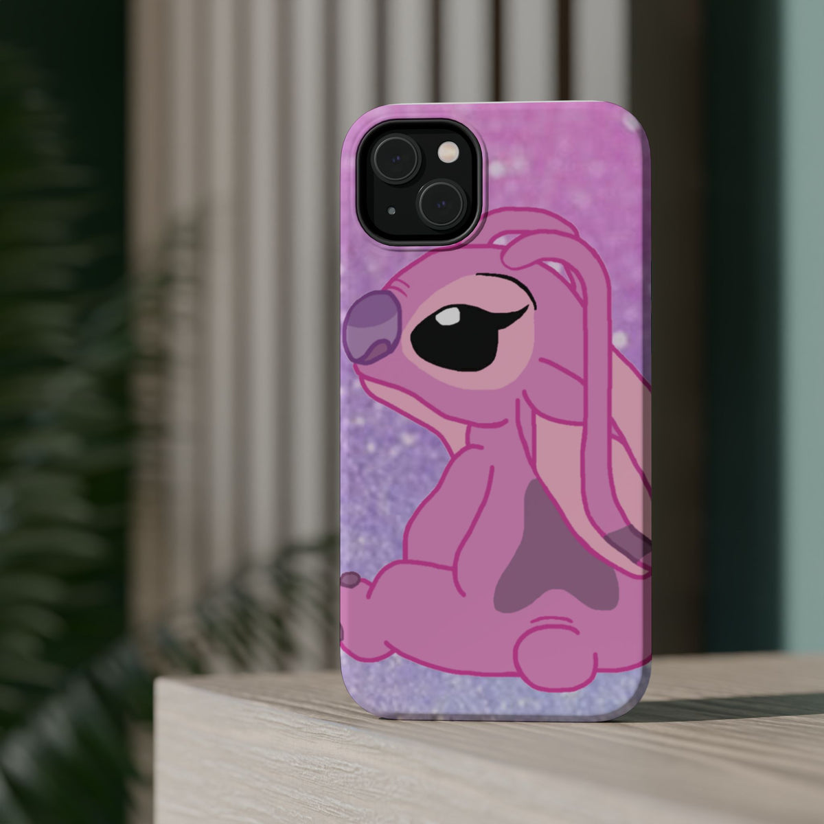 Pink Cute Bunny Phone Case — Magnetic Impact-Resistant iPhone Cover