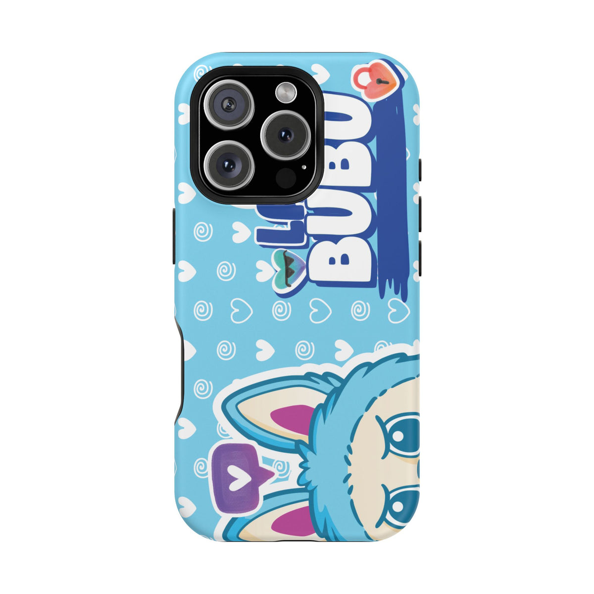 Cute Blue Bunny Magnetic Impact-Resistant Phone Case