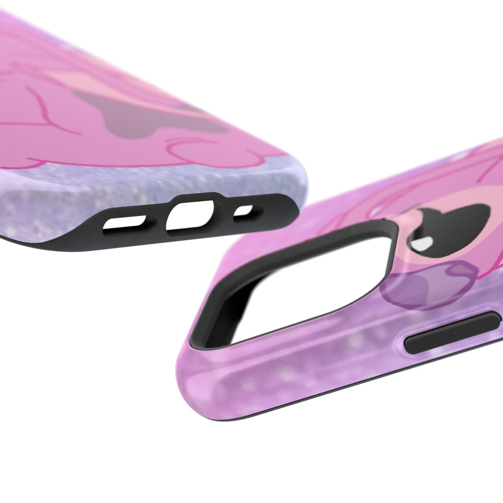 Pink Cute Bunny Phone Case — Magnetic Impact-Resistant iPhone Cover