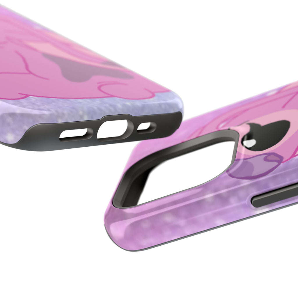 Pink Cute Bunny Phone Case — Magnetic Impact-Resistant iPhone Cover