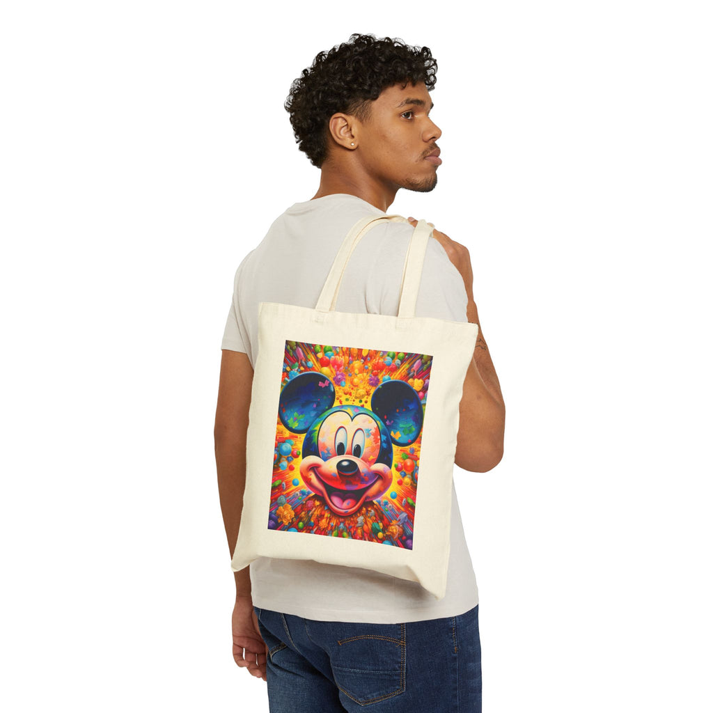 Colorful Pop Art Mouse Tote Bag