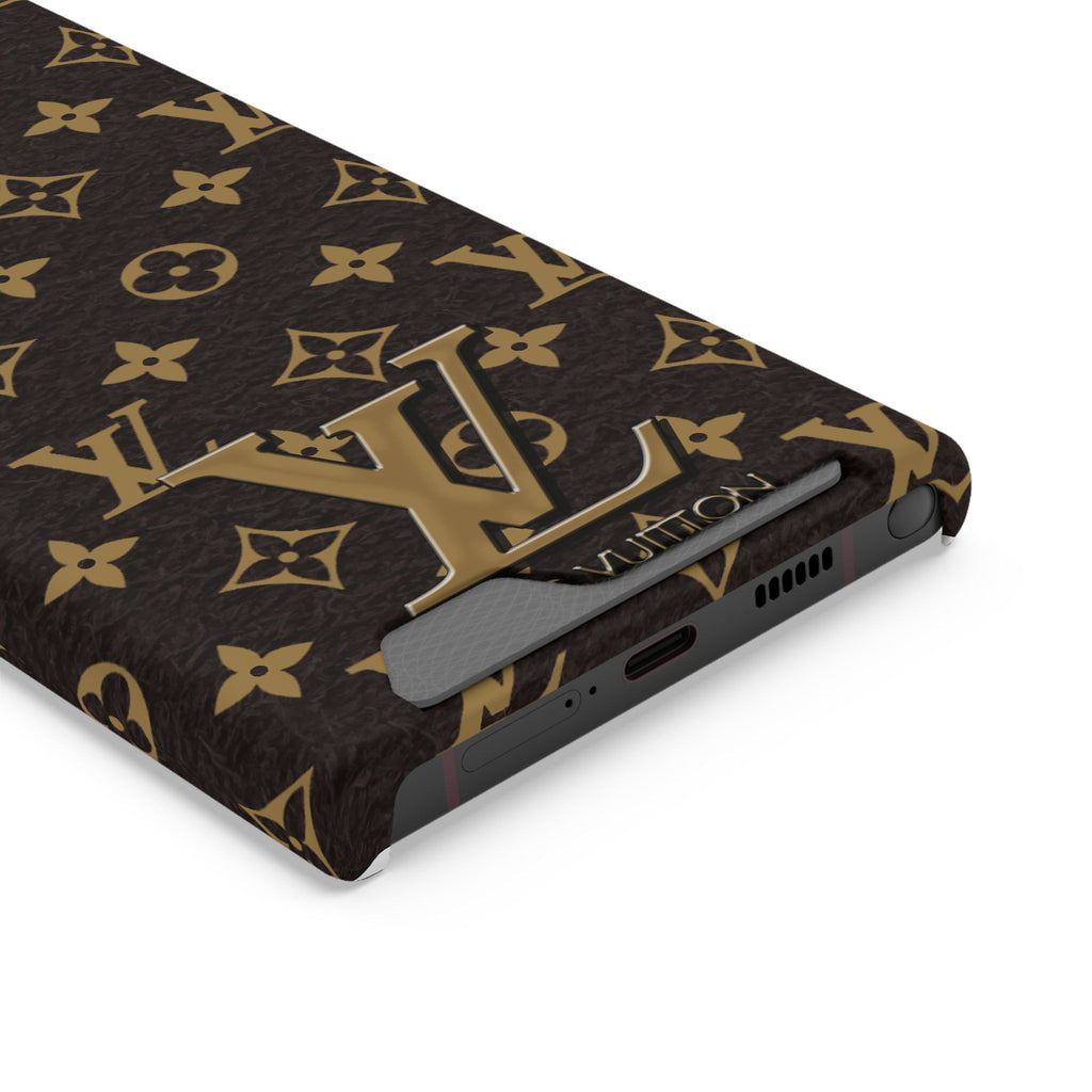 Luxury Monogram Phone Case with Card Holder