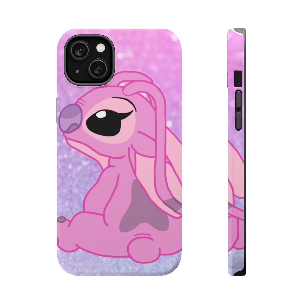 Pink Cute Bunny Phone Case — Magnetic Impact-Resistant iPhone Cover